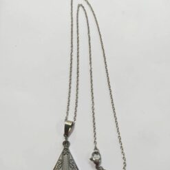 1618 - Medalha em Inox Aparecida com Corrente