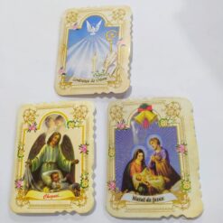 18 - Cartão C/ Velcro 7,5 x 6 cm Dezena ou Medalha. Venda com 5 Unidades. R$ 2,20 a Unidade.