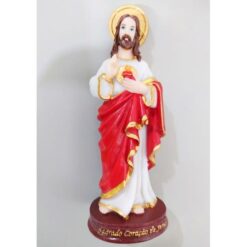 imagem sagrado coracao jesus 15 cm a-580x580