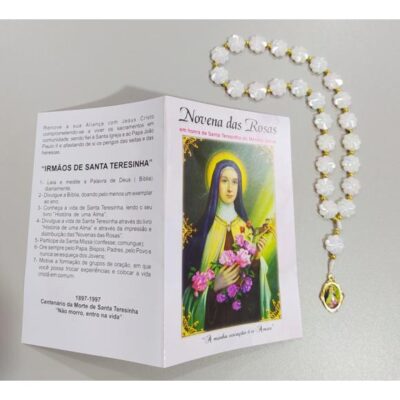 Terço com Folheto Novena das Rosas de Santa Terezinha