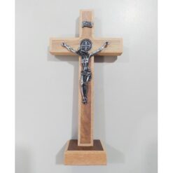 Crucifixo de Madeira Mdf Mesa ou Parede