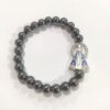 3844 - Pulseira  hematita Aparecida