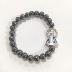 3844 - Pulseira  hematita Aparecida