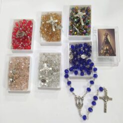 3525 - Terço Cristal 6 mm na corrente