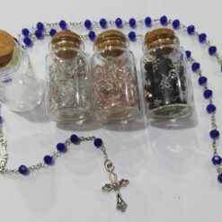 Terço Cristal na garrafinha